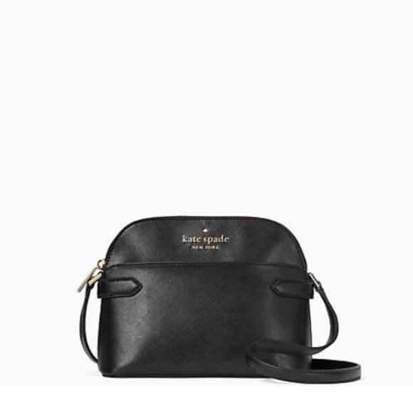 kate spade Handbags - NWT KATE SPADE BLACK STACI DOME CROSSBODY BAG